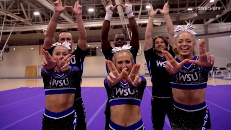Sneak Peek: Weber State Cheer Prepares For For UCA Partner Stunt!