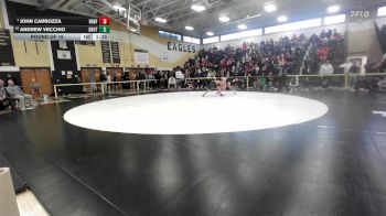 144 lbs Round Of 16 - John Carrozza, Ridgefield vs Andrew Vecchio, Southington