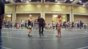 114 lbs 2nd Place - Kingkade Moreno Cormier, Team Aggression vs Johnny Garcia, Southwest Stallions WC