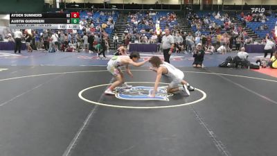 126 lbs Consi Of 64 #2 - Ayden Sumners, NC vs Austin Guerrieri, DE