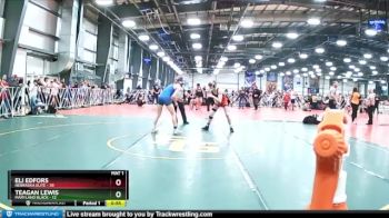 115 lbs Rd# 5- 3:45pm Friday Final Pool - Teagan Lewis, Maryland Black vs Eli Edfors, Nebraska Elite
