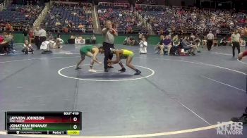 4A 113 lbs Cons. Round 1 - Jayvion Johnson, Pine Forest vs Jonathan Binanay, Cardinal Gibbons