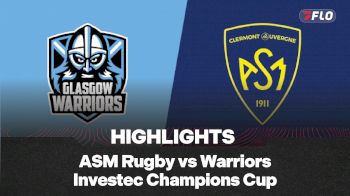 Full Match Highlights: ASM Clermont vs Glasgow Warriors | Investec Champions Cup 2025-2026 Round 3