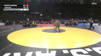 6A Boys 157 lbs Cons. Round 5 - Dah Soe, Reynolds Boys vs Deaken Santrizos, Newberg Boys