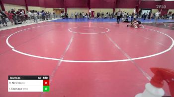 120 lbs Semifinal - Robby Newton, Mayo Quanchi vs Izaiah Santiago, Smittys Barn