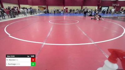 120 lbs Semifinal - Robby Newton, Mayo Quanchi vs Izaiah Santiago, Smittys Barn