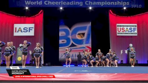 Electric Athletics - Midnight [2025 L6 International Open Small Coed Semis] 2025 The Cheerleading Worlds