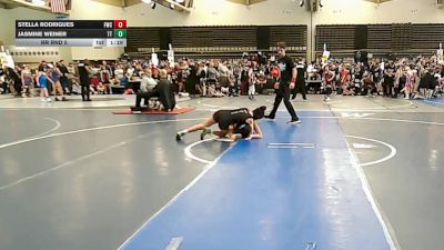 111 lbs Rr Rnd 5 - Stella Rodrigues, Falcons Wrestling Club - ESC vs Jasmine Weiner, Team Tugman - ESC