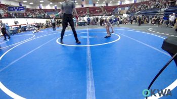 84-88 lbs Rr Rnd 5 - Braden Cabaniss, Newcastle Youth Wrestling vs Titus Tate, Marlow Outlaws