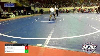 Consolation - Jase Ramirez, Plainview Youth Wrestling Club vs Bane Rolan, Standfast