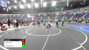 175 lbs Quarterfinal - Tanner Schmitz, Columbine HS vs Caleb McCollum, Bear Cave WC