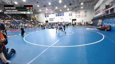 127 lbs 3rd Place Match - Josiah Limmer, CY Middle School vs Taevyn Wurm, Gering Middle School