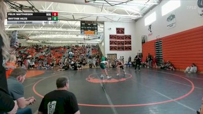 132 lbs Cons. Semi - Felix Matthiesen, Worland Middle School vs Rhythm Hilts, Lander Middle School