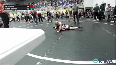 90 lbs Final - Rip French, Viking Wrestling Club vs Kaiden Knapski, Kingfisher YellowJackets