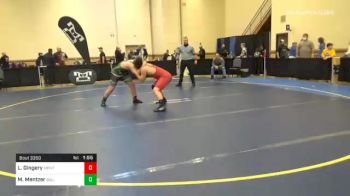 200 lbs Prelims - Layne Gingery, Montgomery vs Mason Mentzer, Biglerville