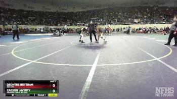 5A-165 lbs Cons. Round 1 - Carson Laverty, Coweta Public School vs Deontre Buttram, Del City