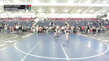 140 lbs Cons. Round 3 - Sabrina Gardner, Bountiful vs Charlotte Lawrence, Uintah