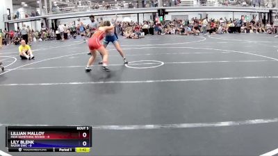 126 lbs Round 2 (8 Team) - Lillian Malloy, MGW Something Wicked vs Lily Blenk, RaZor GWC