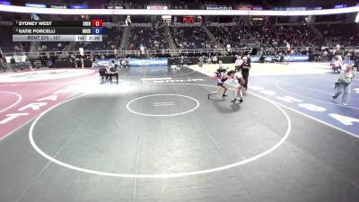 107 lbs Semifinal - Katie Porcelli, Rocky Point vs Sydney West, Shenendehowa