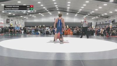 144 lbs Cons. Semis - Parker Wickam, Bear Cave vs Patrick Provost, Fort Zumwalt North Wrestling