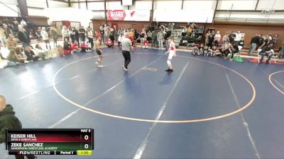 95 lbs Semifinal - Zeke Sanchez, Sanderson Wrestling Academy vs Keiser Hill, Devils Wrestling