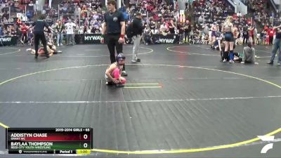 65 lbs Cons. Round 4 - Baylaa Thompson, Reed City Youth Wrestling vs Addistyn Chase, Grant WC