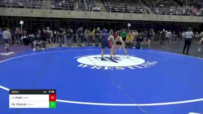 152 lbs Consi Of 8 #1 - Isak Patti, Harrisburg, PA vs Michael Schmit, Fawn Grove, PA