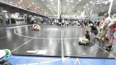 134 lbs Quarterfinal - Brody Walsh, Mat Assassins White - HSC vs Tyler Morin, Southern Regional - HSC