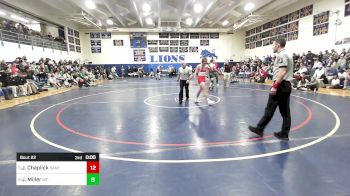 144 lbs Quarterfinal - Roger Leonforte, Nokomis vs Ryker Evans, Belfast High School