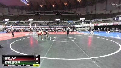 120 lbs Champ Round 1 (16 Team) - Davion Edmond, Erie Cathedral Prep vs David Lewis, Gloucester