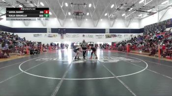 Girls 142 lbs 5th Place Match - Kalia Granillo, Burney Girls vs Akiva Barry, Chico Girls