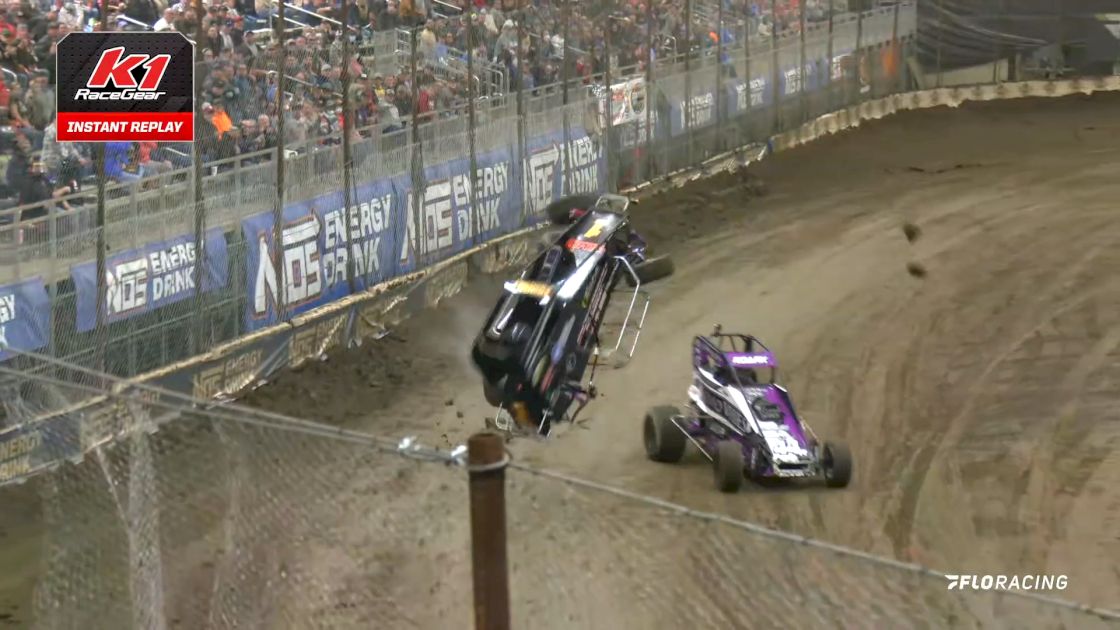 Sammy Swindell Takes Massive Ride In Chili Bowl Heat