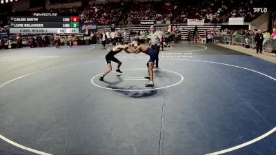 D 2 120 lbs Cons. Round 2 - Luke Belanger, Caddo Magnet vs Caleb Smith, Comeaux