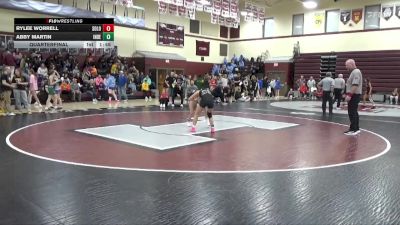 JV-5 lbs Quarterfinal - Rylee Worrell, Solon vs Abby Martin, Independence