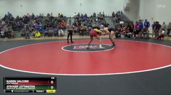 215 lbs Round 2 - Stryker Lettington, Eddyville-Blakesburg-Fremont vs Kaiden Valcore, PCM, Monroe