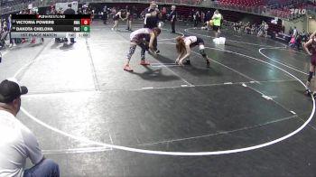138 lbs 1st Place Match - Dakota Cheloha, Pioneer Wrestling Club vs Victoria Powers, Nebraska Wrestling Academy
