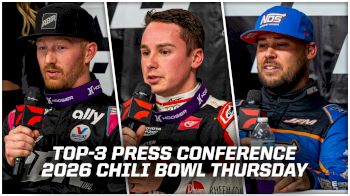 2026 Chili Bowl Thursday Podium Press Conference