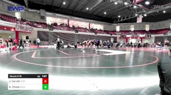 125 lbs Round Of 16 - Juliet Carrell, Coppell High School Girls vs Annabell Chase, Broken Arrow Girls HS