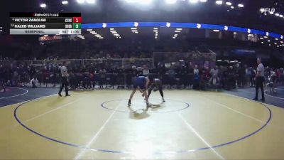 120 3A Semifinal - Victor Zanolini, Christopher Columbus H S vs Kaleb Williams, South Dade