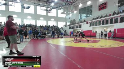 157 lbs Cons. Round 1 - Luke Jay, Carlsbad vs Jaiden Dominguez, San Ysidro