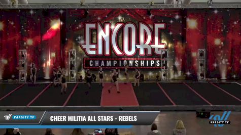 Cheer Militia All Stars - Rebels [2021 L1.1 Youth - PREP Day 1] 2021 Encore Championships: Pittsburgh Area DI & DII