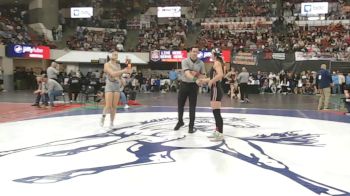 G - 135 lbs Quarterfinal - Stella Wahl, Cut Bank (Girls) vs Emma Klingaman, Harlem (Girls)
