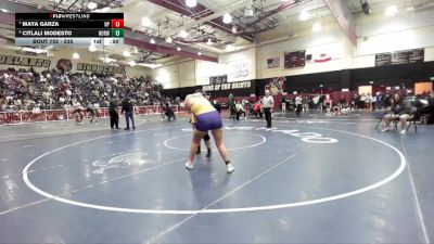 235 lbs Cons. Round 5 - Maya Garza, Newbury Park vs Citlali Modesto, Norwalk