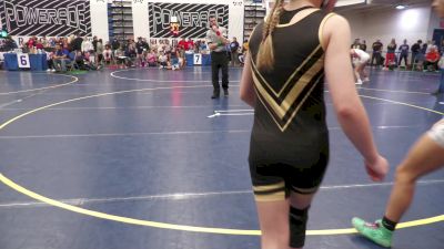 100 lbs Quarterfinal - McKenzie Astorino, Curwensville vs Mariah Hershberger, Bedford