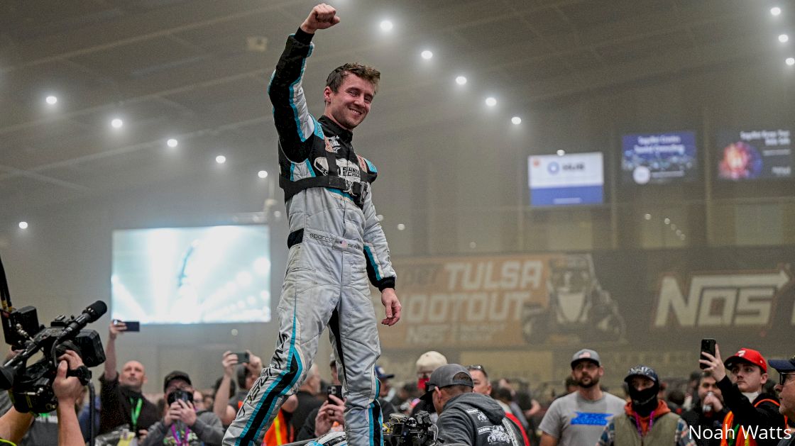 Seavey Reacts After Winning Wild Friday Prelim At Chili Bowl