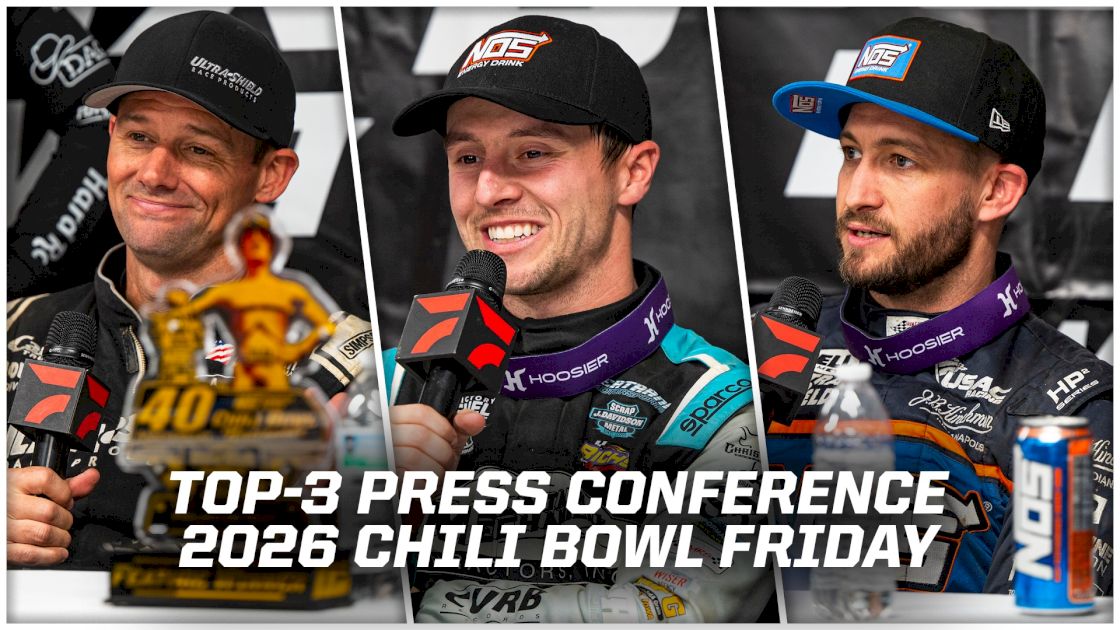 Chili Bowl Friday Podium Press Conference