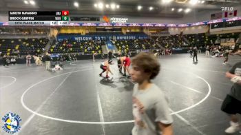 285 lbs 19th Place Match - Brock Griffin, Wilmot Union vs Jareth Navarro, Linn-Mar