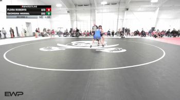 145 lbs Rr Rnd 3 - Flora Roberts, Guthrie vs Georgina Wessel, Choctaw Girls B