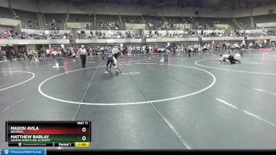 130 lbs Champ. Round 1 - Mason Avila, Decorah vs Matthew Barlay, Askren Wrestling Academy