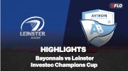 Bayonne vs. Leinster Rugby Highlights | Investec Champions Cup Round 4